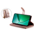 Flip case for Realme 14 Pro 5G, Wallet Zipper Pocket, pink