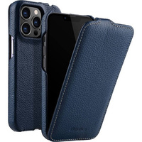 MELKCO flip case for iPhone 13 Pro Max, leather, flip, dark blue