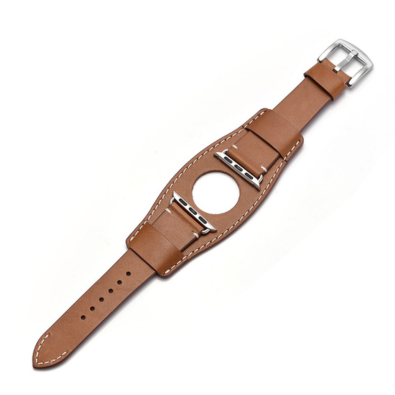 Leather Strap for Apple Watch 1/2/3/4/5/6/7/8/SE/Ultra 42/44/45/49mm, brown