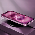 Magnetic Dual Glass MagSafe case for iPhone 16, pink rose gold