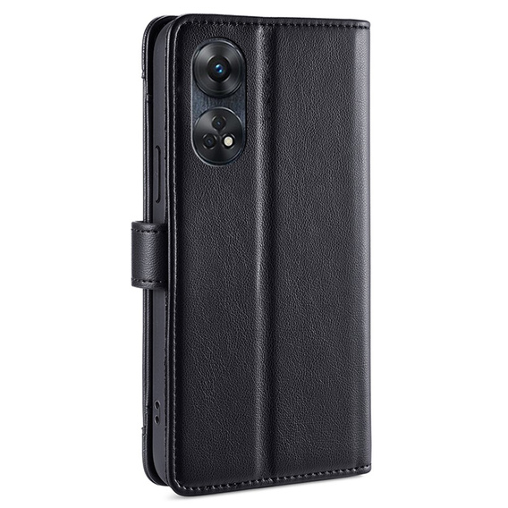 Flip case for Oppo Reno8 T 4G, Wallet Zipper Pocket, black