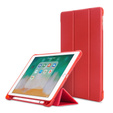 Case for iPad 9.7 2018 / 2017/ Air / Air 2, Smartcase with stylus space, red