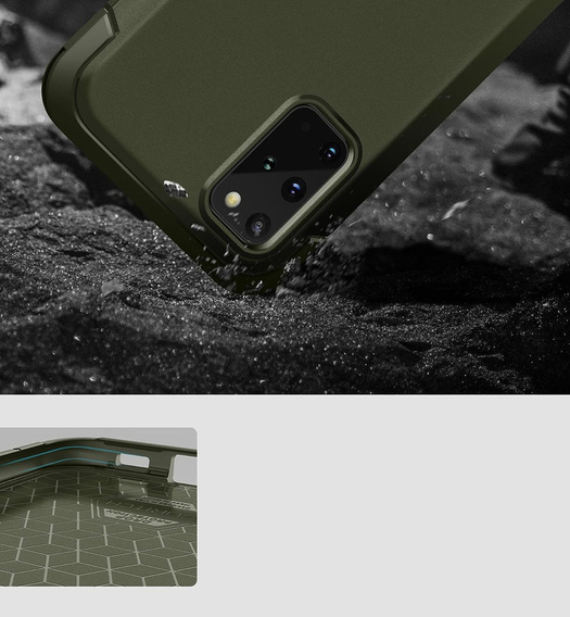 Case for Samsung Galaxy S20, Suritch Basic (Two Frames), green
