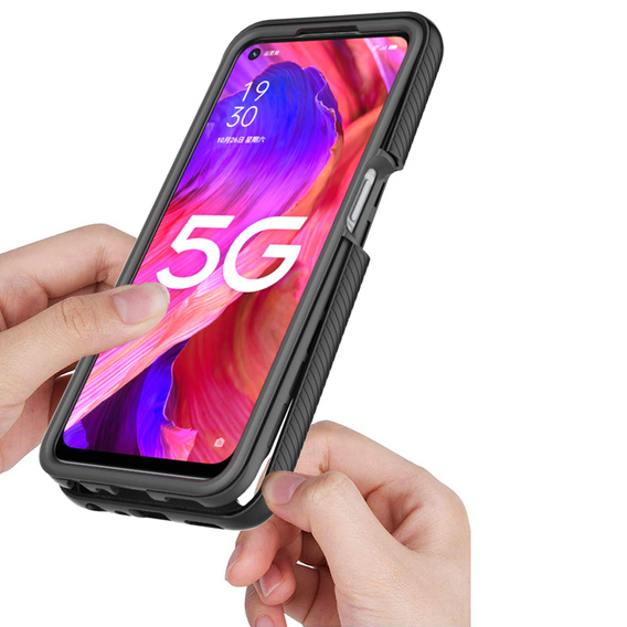 Case for OPPO A54 5G/A74 5G, Shockproof, with film, blue