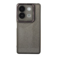 Case for Xiaomi Redmi Note 13 Pro 5G, Glittery Powder, grey + 9H tempered glass