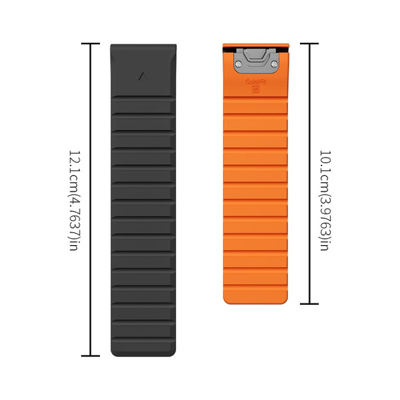 QuickFit Silicone Strap for Garmin Fenix 22mm