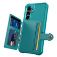 Case for Samsung Galaxy S23 FE, Card Holder Kickstand, green