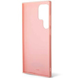 Karl Lagerfeld Case for Samsung Galaxy S23 Ultra, Saffiano Mono Metal, pink