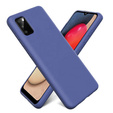 Case for Samsung Galaxy A02s, Silicone Lite, dark blue