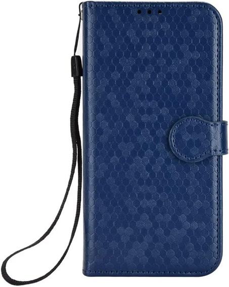 Flip case for Samsung Galaxy M55 5G, Wallet Rhombus, black