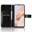 Flip case for Xiaomi Redmi 13, Crazy Horse Wallet, black