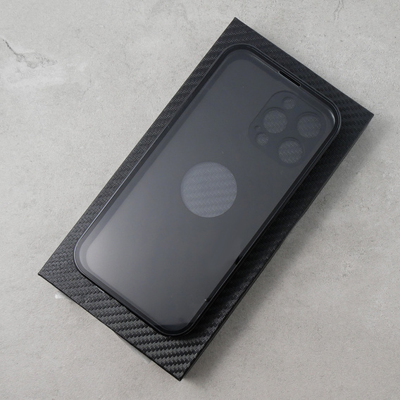 Case for iPhone 13 Pro Max, Dual Glass, for Magsafe, black