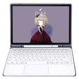 Case + keyboard Samsung Galaxy Tab S6 Lite 2020 P610/P615 / S6 Lite 2022 10.4, Touchpad Pen Slot, purple