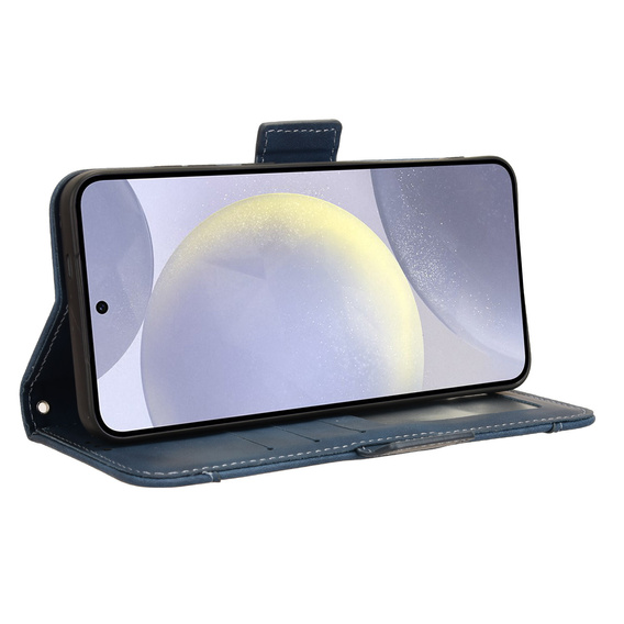 Flip case for Samsung Galaxy S25 FE, Card Slot, dark blue