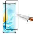 3D Tempered Glass for Honor 200 lite, black frame