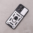 Case for Xiaomi Redmi 12, CamShield Slide, silver