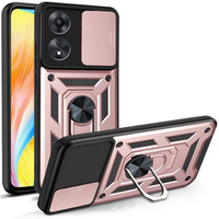 Case for Oppo A98 5G, CamShield Slide, pink rose gold