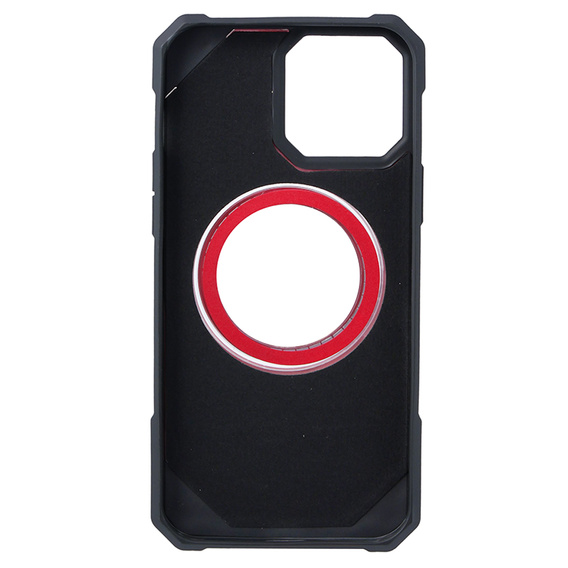 Case for iPhone 14 Pro, Heavy Duty, for MagSafe, red