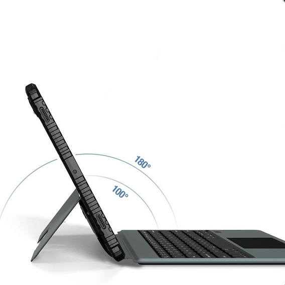 Case + keyboard Galaxy Tab S9+, NILLKIN Bumper Pen Slot, black