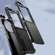 Armored Case for Samsung Galaxy Z Flip7 FE / Z Flip6, Armor Shockproof, black