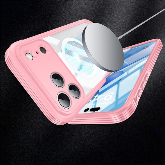 Shockproof case with glass for MagSafe for iPhone 17 Pro Max
