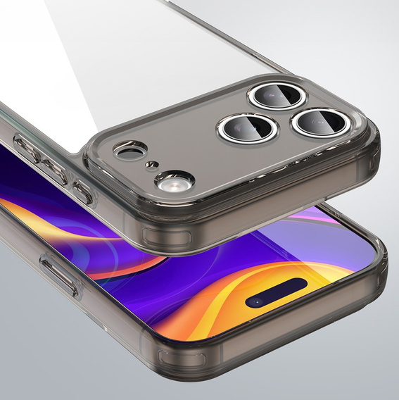 Silicone case with hard back for iPhone 17 Pro