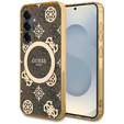 GUESS Magnetic IML Peony case for Samsung Galaxy S25