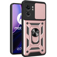 Case for Motorola Edge 40, CamShield Slide, pink rose gold