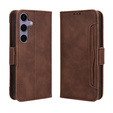 Flip case for Samsung Galaxy S25 FE, Card Slot, brown