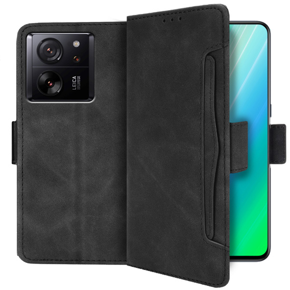 Flip case for Xiaomi 13T / 13T Pro, Card Slot, black