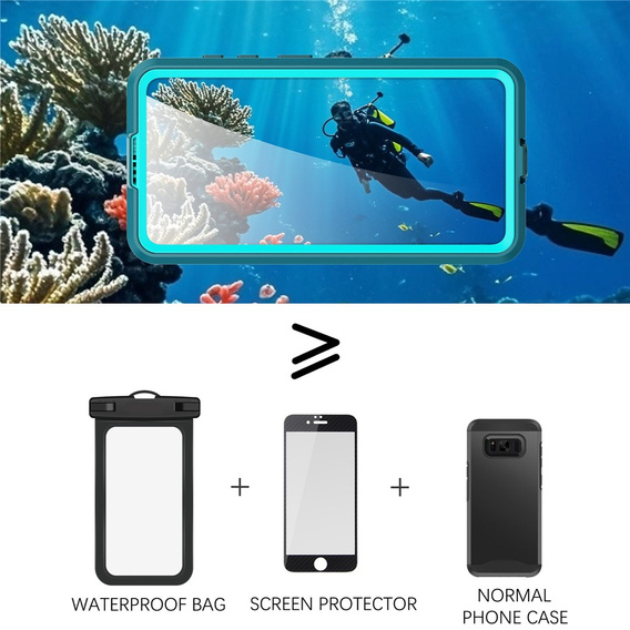 REDPEPPER waterproof case for Samsung Galaxy S26, blue