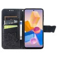 Flip case for Infinix Hot 40i, Butterfly, black
