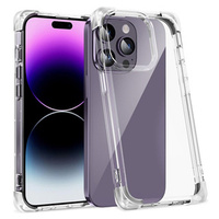 Case for iPhone 14 Pro, ERBORD CornerShield, transparent