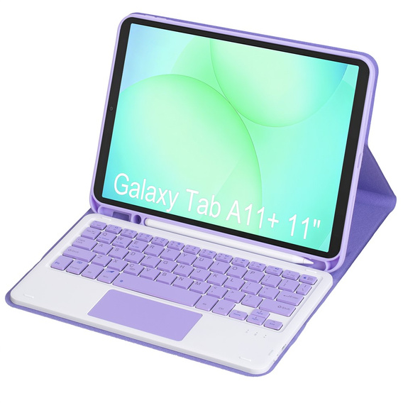 Case with Bluetooth keyboard and touchpad for Samsung Galaxy Tab A11+