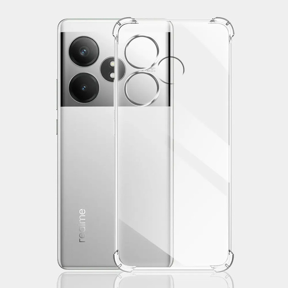Case for Realme GT 6 / 6T, Dropproof, transparent