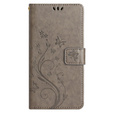 Flip case for Samsung Galaxy A14 4G/5G, Mandala Flower, grey