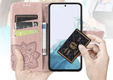 Flip case for Samsung Galaxy A56, Butterfly, pink rose gold