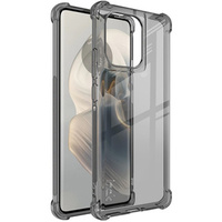 IMAK case for Motorola Edge 50 Pro, Dropproof, transparent / black