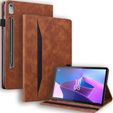 Case for Lenovo Tab P11 Pro Gen 2 TB132FU TB132XU 11.2", Classic, with space for stylus, brown