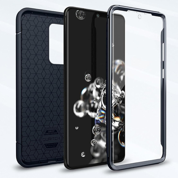Case for Samsung Galaxy S20 Ultra, Suritch Basic (Two Frames), dark blue