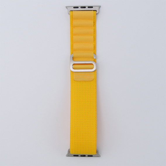 Nylon Strap for Apple Watch 1/2/3/4/5/6/7/8/SE/ULTRA 42/44/45/49mm, Yellow