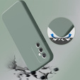 Case for Samsung Galaxy M52 5G, Silicone Lite, dark green