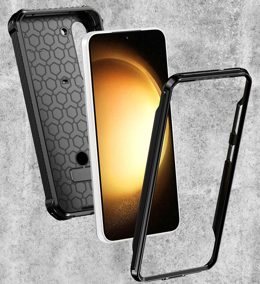 Case for Samsung Galaxy S23, Heavy Duty Ring, black