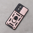 Case for Motorola Moto G84 5G, CamShield Slide, pink rose gold