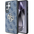 GUESS Case for Samsung Galaxy S25 Ultra, 4G Big Metal Logo, blue