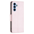 Flip case for Samsung Galaxy A54 5G, Wallet Litchi Magnet, pink rose gold