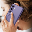 Case for Samsung Galaxy A36, ColorMag, for MagSafe, purple + 9H tempered glass