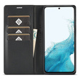 Flap case for Samsung Galaxy S25 FE, Carbon LC.IMEEKE, black