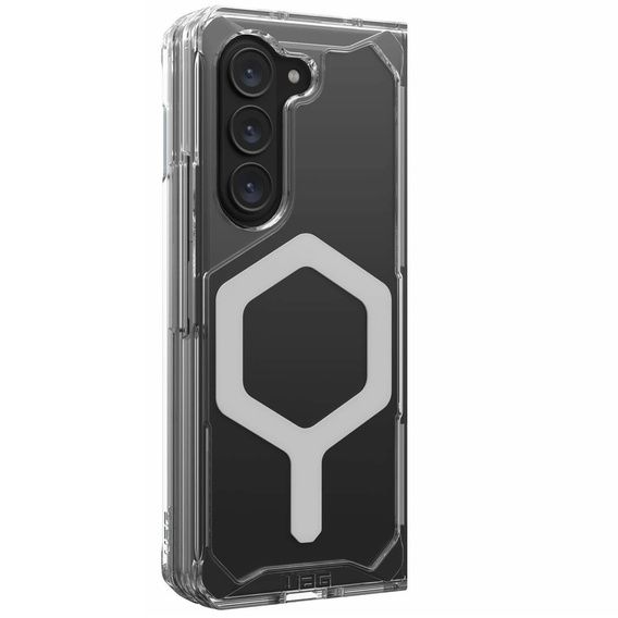 Urban Armor Gear Case for Galaxy Z Fold 5 5G, Plyo MagSafe, transparent
