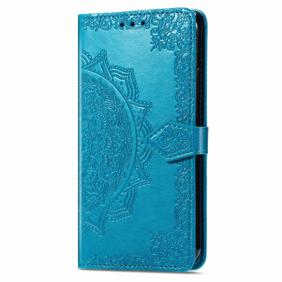 Flip case for Motorola Moto G24 / G24 Power / G04, Mandala, blue